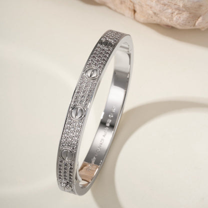 [Luxe Jewelry] LOVE BRACELET 6.1MM DIAMOND-PAVED