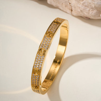 [Luxe Jewelry] LOVE BRACELET 6.1MM DIAMOND-PAVED