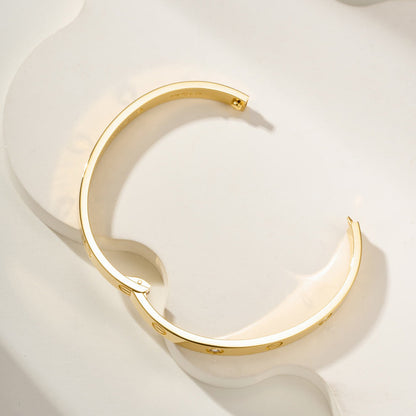 [Luxe Jewelry] LOVE BRACELET 6.1MM 4 DIAMONDS