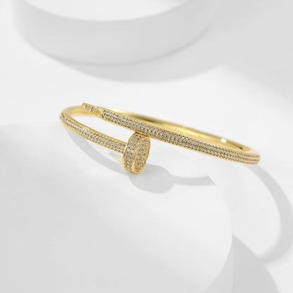 [Luxe Jewelery]Love & Juste Statement Bracelet Trio Stack Set