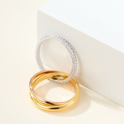 [Luxe Jewelry] TRINITY 2.5MM RING COLLECTION