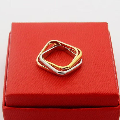 [Luxe Jewelry] TRINITY 3.5MM CUSHION RING COLLECTION