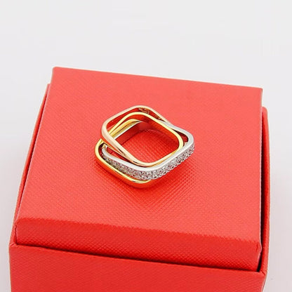 [Luxe Jewelry] TRINITY 3.5MM CUSHION RING COLLECTION