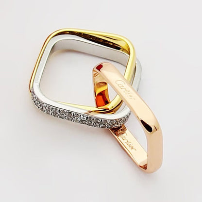 [Luxe Jewelry] TRINITY 3.5MM CUSHION RING COLLECTION