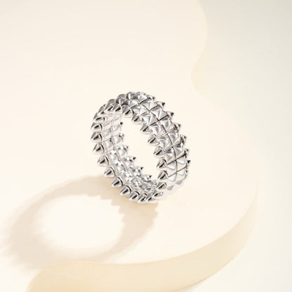 [Luxe Jewelry] CLASH 9.2MM DOUBLE ROW RING