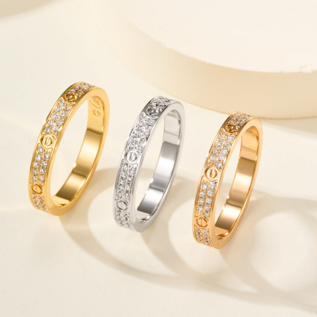 [Luxe Jewelry] LOVE RING 2.65MM DIAMOND