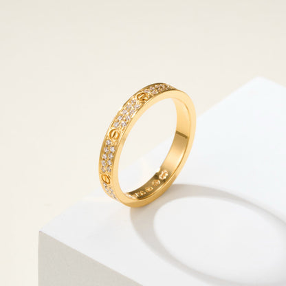 [Luxe Jewelry] LOVE RING 2.65MM DIAMOND