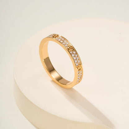 [Luxe Jewelry] LOVE RING 2.65MM DIAMOND