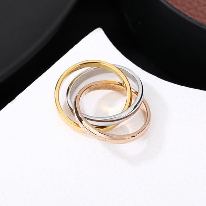 [Luxe Jewelry] TRINITY 3.2MM RING COLLECTION