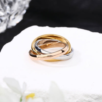 [Luxe Jewelry] TRINITY 3.2MM RING COLLECTION