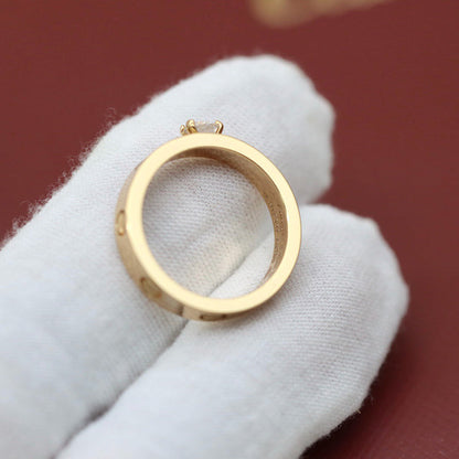 [Luxe Jewelry] LOVE RING 3.6MM 1 BIG DIAMOND