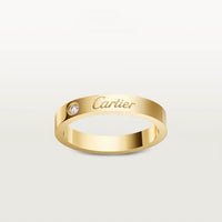 [Luxe Jewelry] LOVE RING 4MM 1 DIAMOND