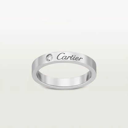 [Luxe Jewelry] LOVE RING 4MM 1 DIAMOND