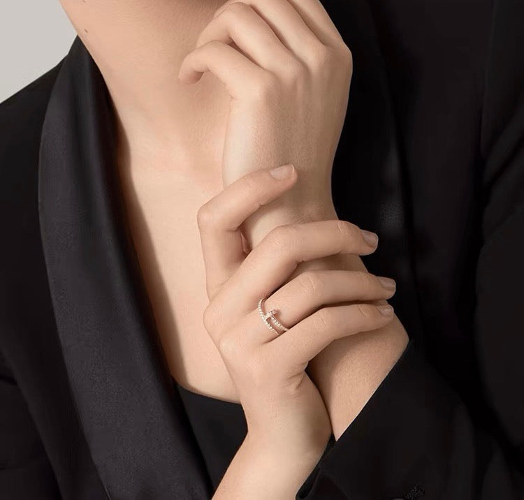 [Luxe Jewelry] JUSTE 1.8MM FULL DIAMOND RING