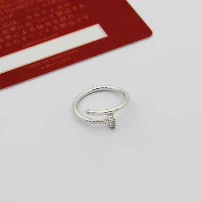 [Luxe Jewelry] JUSTE 1.8MM HALF DIAMOND RING