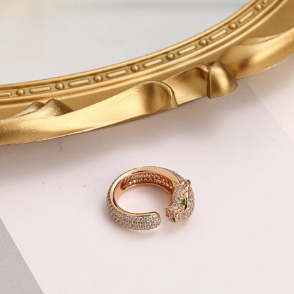 [Luxe Jewelry] PANTHERE FULL DIAMOND SMALL RING