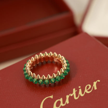 [Luxe Jewelry] CLASH 7.9MM AGATE CHALCEDONY RING
