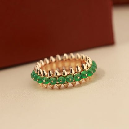 [Luxe Jewelry] CLASH 7.9MM AGATE CHALCEDONY RING