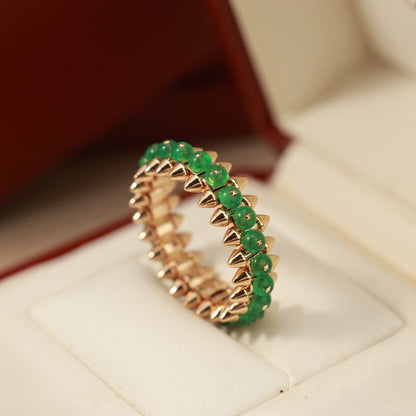 [Luxe Jewelry] CLASH 7.9MM AGATE CHALCEDONY RING