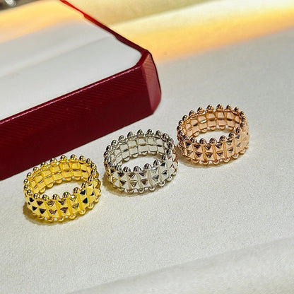 [Luxe Jewelry] CLASH 9.2MM DOUBLE ROW RING