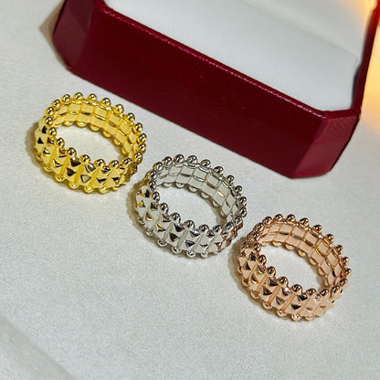 [Luxe Jewelry] CLASH 9.2MM DOUBLE ROW RING