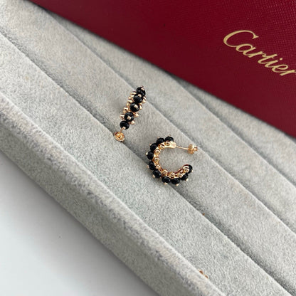 [Luxe Jewelry] CLASH 7.9MM AGATE CHALCEDONY EARRINGS
