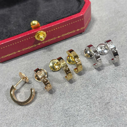 [Luxe Jewelry] LOVE EARRINGS 2.65 MM NO DIAMOND SMALL