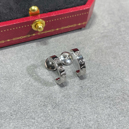 [Luxe Jewelry] LOVE EARRINGS 2.65 MM NO DIAMOND SMALL
