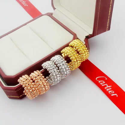 [Luxe Jewelry] CLASH 9.2MM DOUBLE ROW EARRINGS