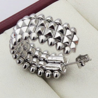 [Luxe Jewelry] CLASH 9.2MM DOUBLE ROW EARRINGS