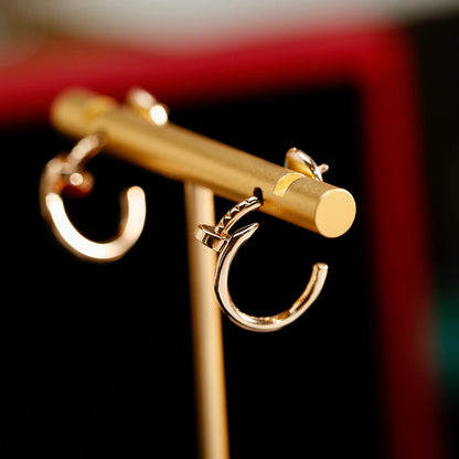 [Luxe Jewelry] JUSTE NO DIAMOND SMALL EARRINGS