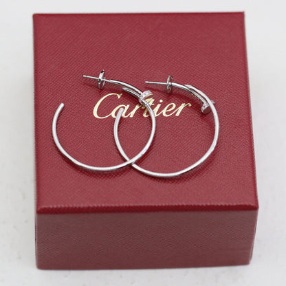 [Luxe Jewelry] JUSTE HALF DIAMOND LARGE EARRINGS