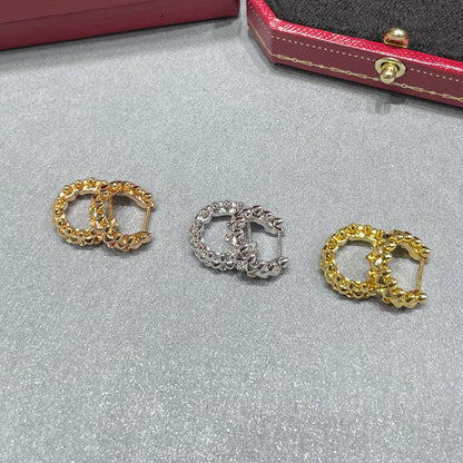 [Luxe Jewelry] CLASH MINI HOOP EARRINGS