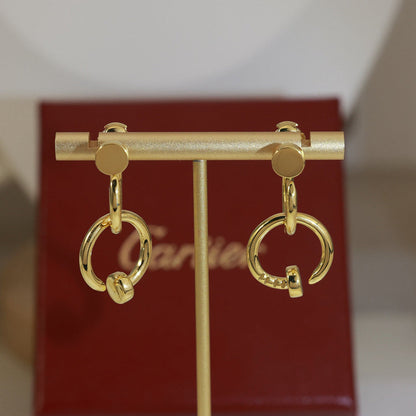 [Luxe Jewelry] JUSTE NO DIAMOND DOUBLE EARRINGS
