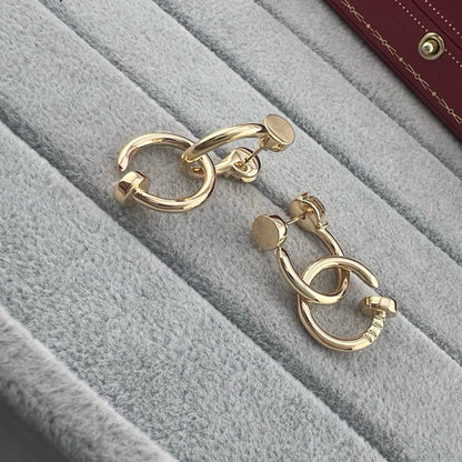 [Luxe Jewelry] JUSTE NO DIAMOND DOUBLE EARRINGS