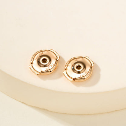 [Luxe Jewelry] JUSTE HALF DIAMOND DOUBLE EARRINGS