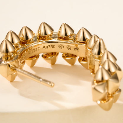 [Luxe Jewelry] CLASH MINI HOOP EARRINGS