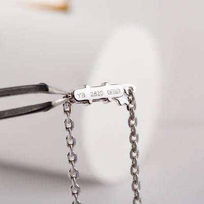 [Luxe Jewelry] LOVE NECKLACE 16MM  FULL DIAMOND