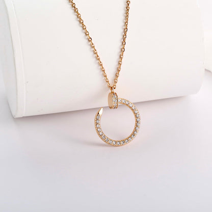 [Luxe Jewelry] JUSTE NECKLACE FULL DIAMOND
