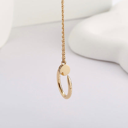 [Luxe Jewelry] JUSTE NECKLACE FULL DIAMOND