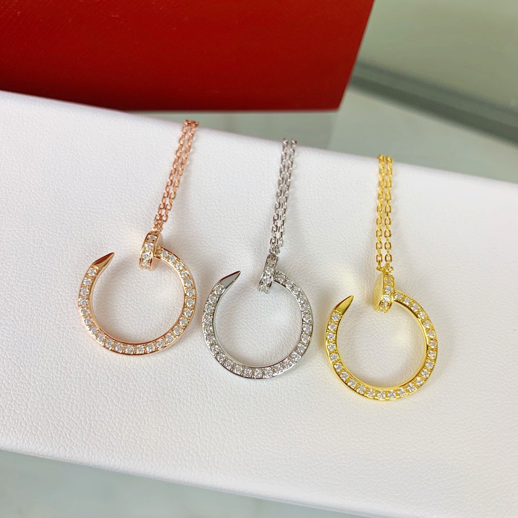 [Luxe Jewelry] JUSTE NECKLACE FULL DIAMOND