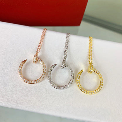 [Luxe Jewelry] JUSTE NECKLACE FULL DIAMOND