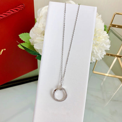[Luxe Jewelry] JUSTE NECKLACE FULL DIAMOND