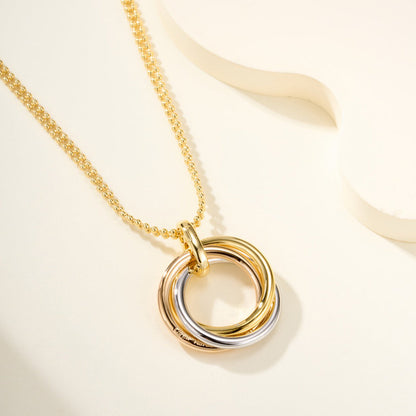 [Luxe Jewelry] TRINITY LARGE NECKLACE