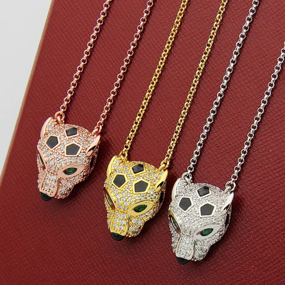 [Luxe Jewelry] PANTHERE FULL DIAMOND NECKLACE