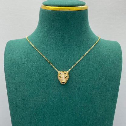 [Luxe Jewelry] PANTHERE FULL DIAMOND NECKLACE