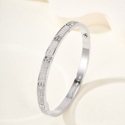 [Luxe Jewelry] LOVE BRACELET 4.8MM DIAMOND-PAVED