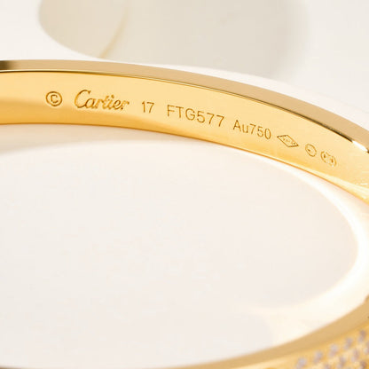 [Luxe Jewelery]Clover Laser  Pulsar Stone 5-Motif & LOVE Diamond-Paved Bracelet Stack Set