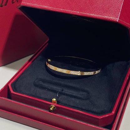 [Luxe Jewelry] LOVE BRACELET 3.65MM DIAMOND-PAVED