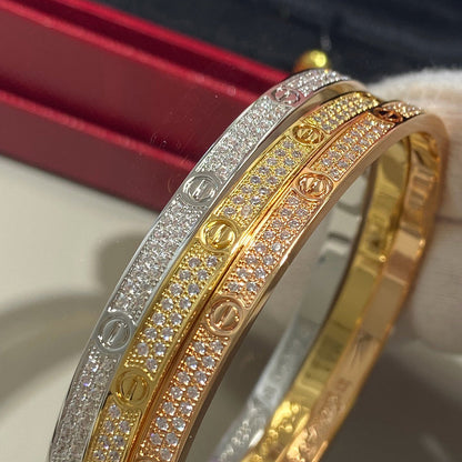 [Luxe Jewelry] LOVE BRACELET 3.65MM DIAMOND-PAVED